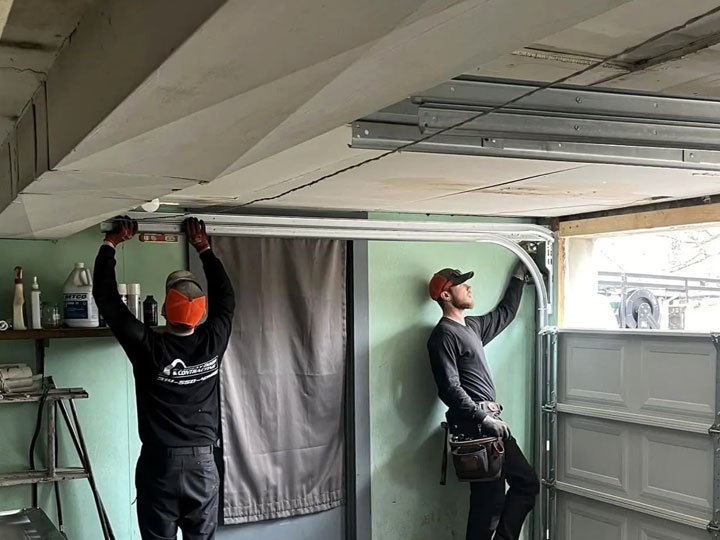 Garage Door Track Replacement