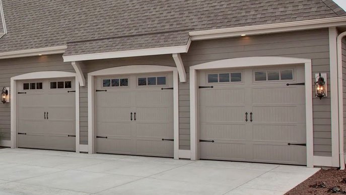 Haas Door 764 Sandstone 3-Pane Windows