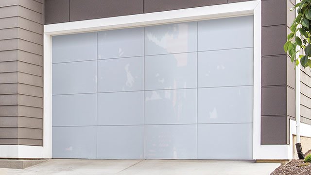 Wayne Dalton - Aluminum Frameless Glass - Model 8450 - Luminous Opaque White