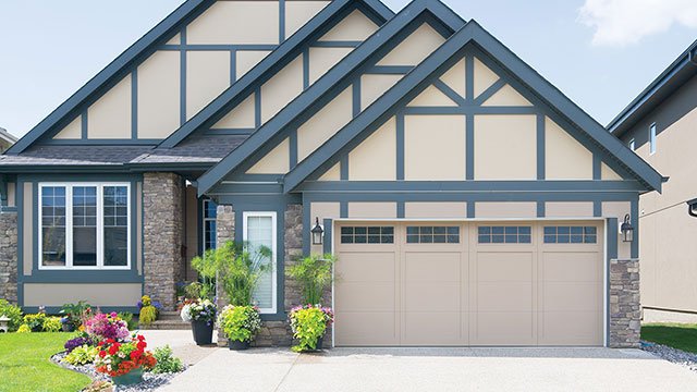 Wayne Dalton Carriage House 8600 Arlington Design Custom Color Stockton Windows