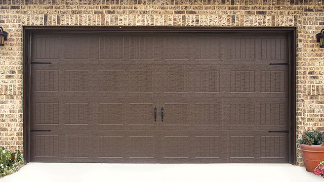 Wayne Dalton Classic Steel 9100/9605 Vertical Short Panel Brown