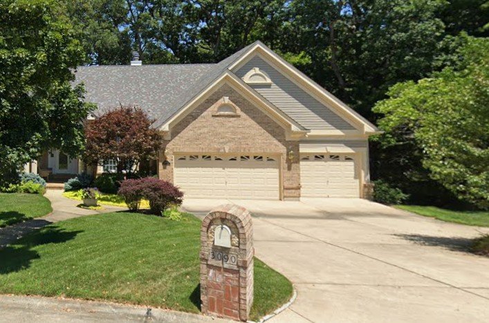 Two-story home with an attached two car garage